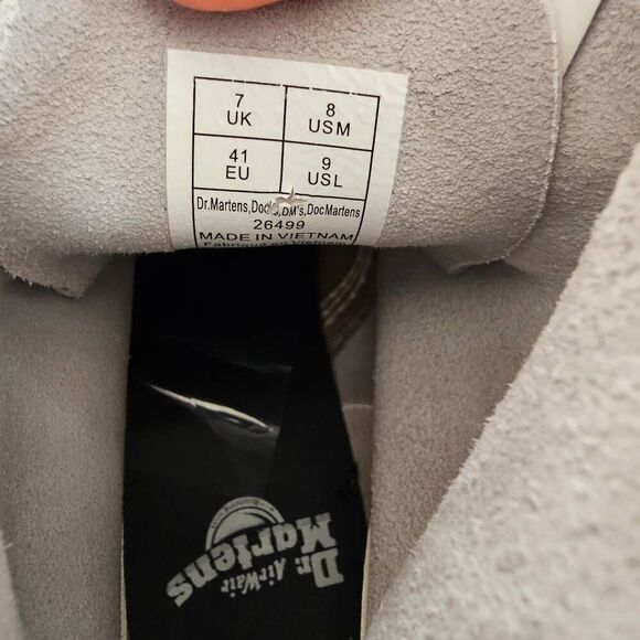 Dr. Martens Jadon White Leather Platform Boots Womens US 9 / Mens 8 EU 41 - Picture 9 of 12